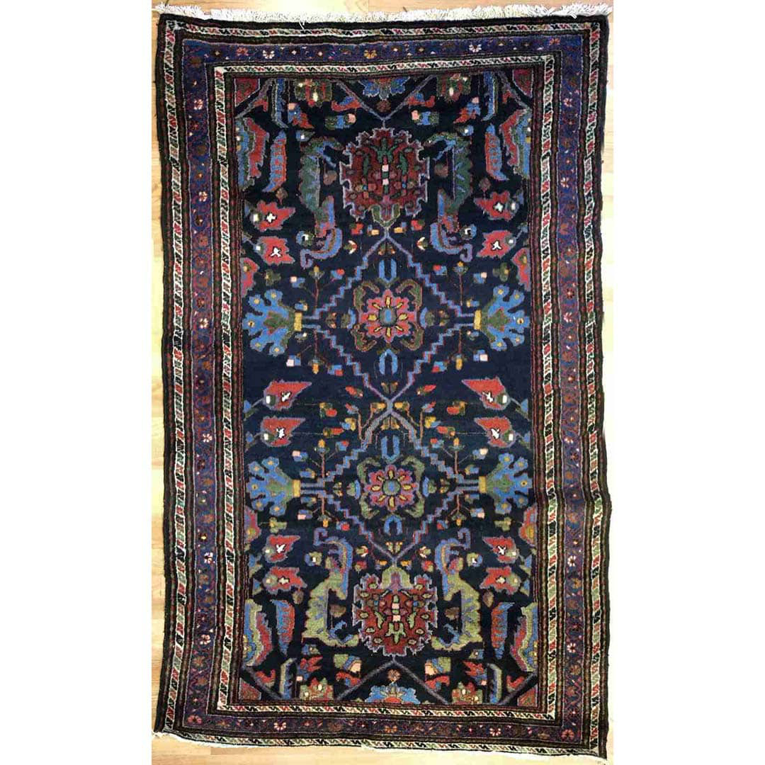 Special Sarouk - 1920s Antique Persian Rug - Tribal Carpet - 4'3" x 7'1" ft