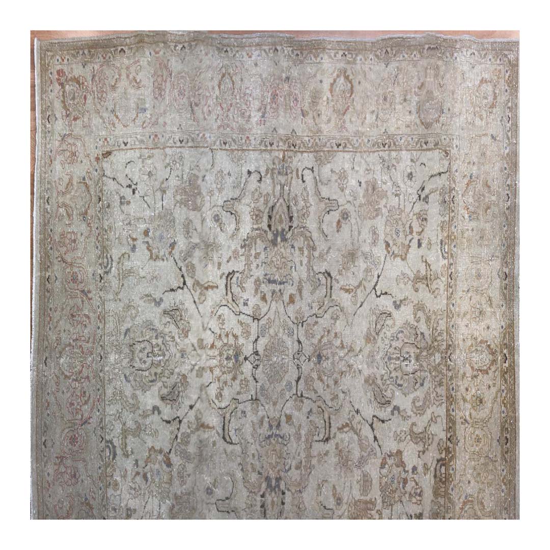 Terrific Tabriz – 1900s Antique Persian Rug – Oriental Carpet – 4’6″ x 6’1″ ft.