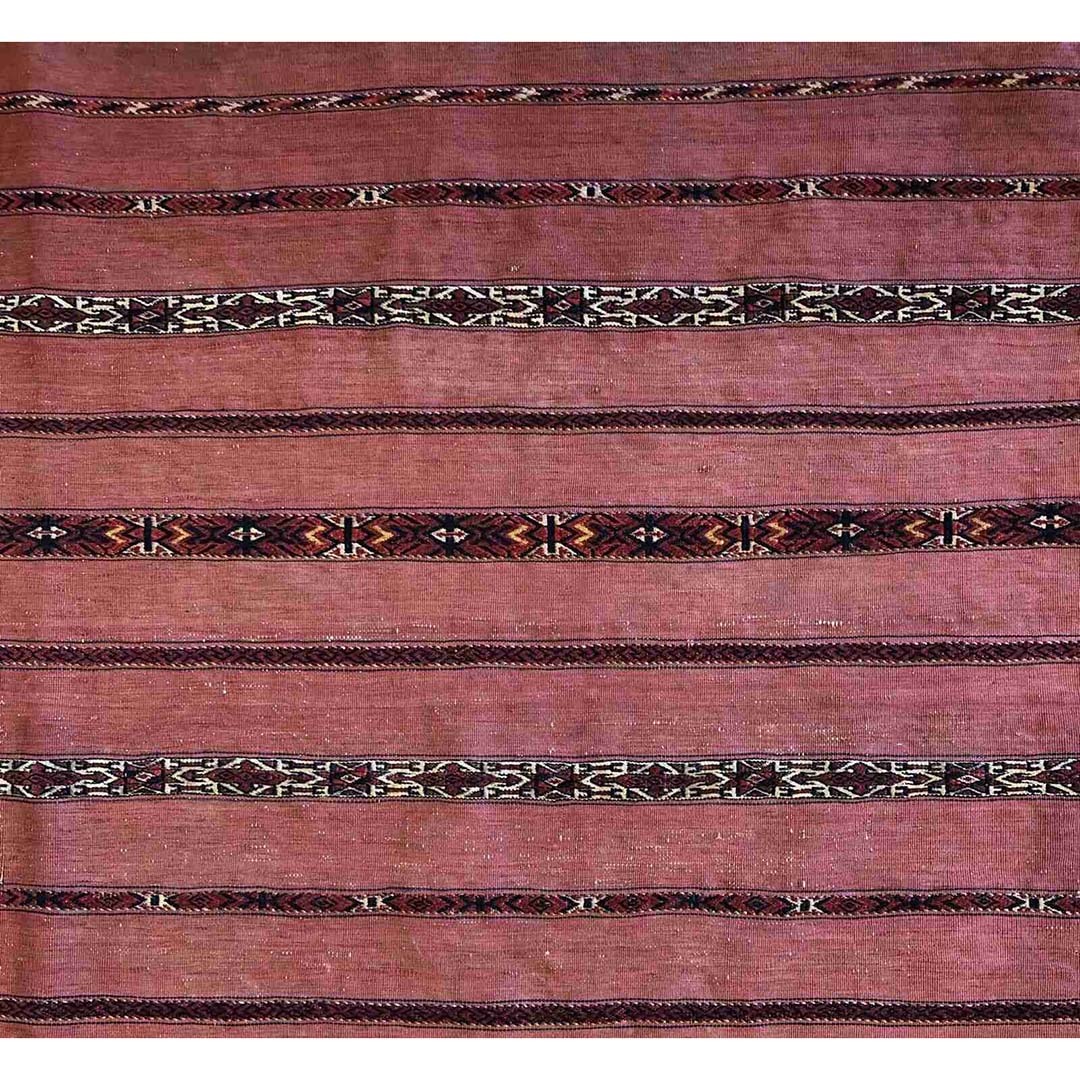 Terrific Turkmen - 1890s Antique Tribal Rug - Bokhara Carpet - 2'8" x 4'2" ft
