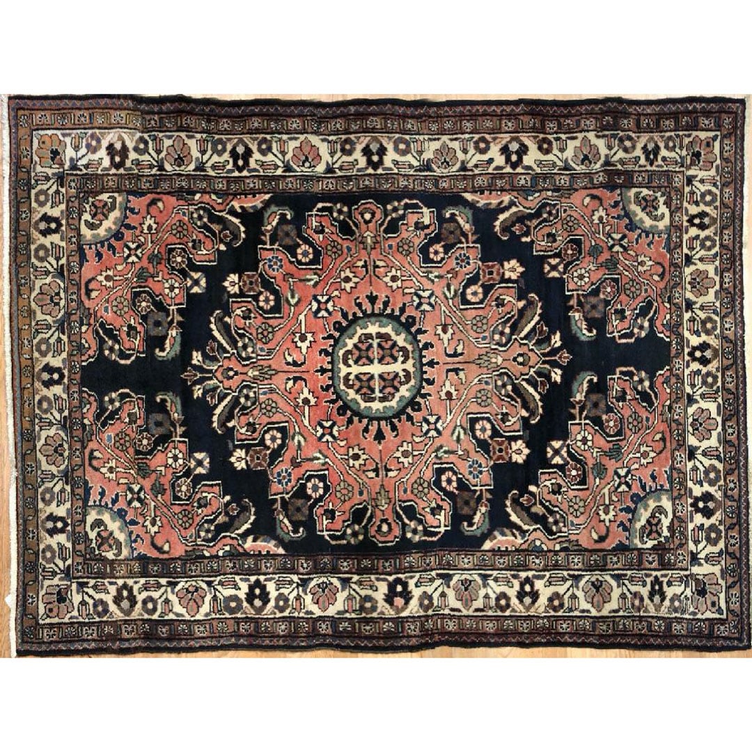Terrific Tafresh - 1920s Antique Persian Rug - Malayer Carpet - 4'7" x 6'8" ft