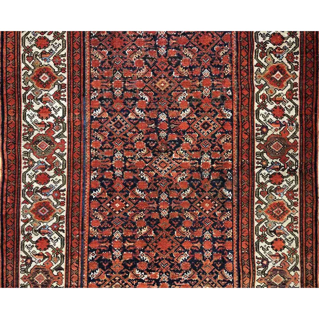 Marvelous Malayer - 1900s Antique Persian Rug - Tribal Carpet - 4'2" x 6'3" ft
