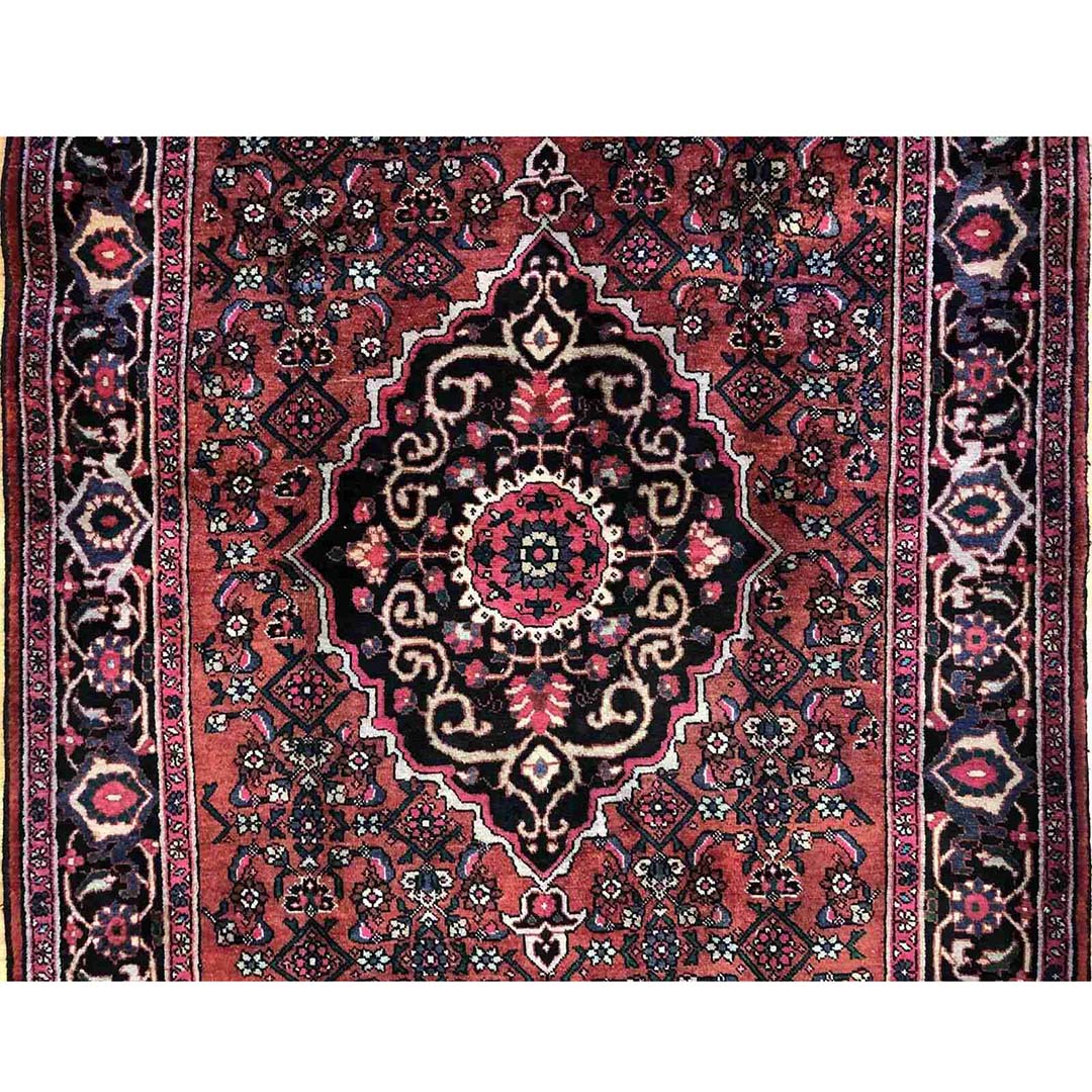 Gorgeous Gholtogh - 1940s Antique Tribal Rug - Bijar Carpet - 4'3" x 6'9" ft