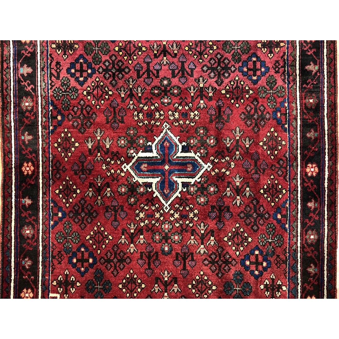 Jovial Josheghan - 1940s Antique Persian Rug - Tribal Carpet - 4'3" x 6'10" ft