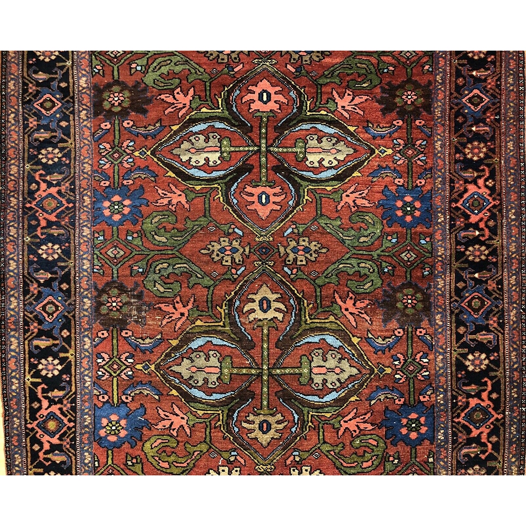 Beautiful Bakhtiari - 1900s Antique Persian Rug - Tribal Carpet - 4'7" x 7'1" ft
