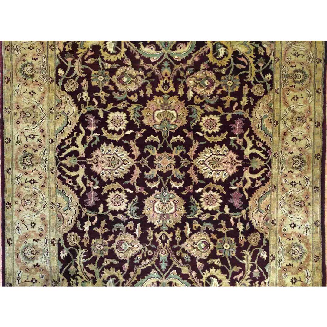 Amazing Agra - Vintage Indian Rug - Oriental Floral Carpet - 5'10" x 8'10" ft.