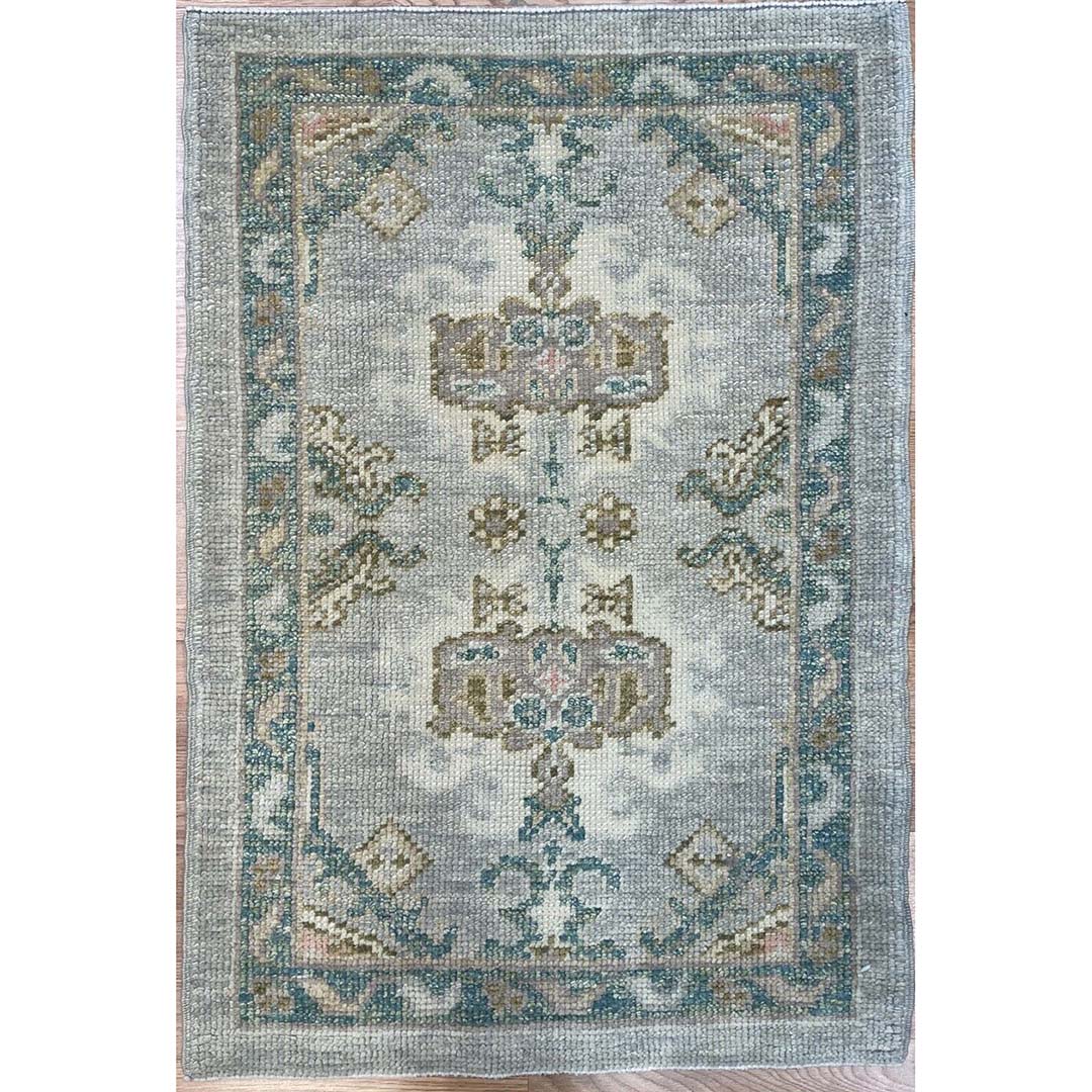 Outstanding Oushak - Vintage Turkish Rug - Tribal Carpet - 2'2" x 3'3" ft.