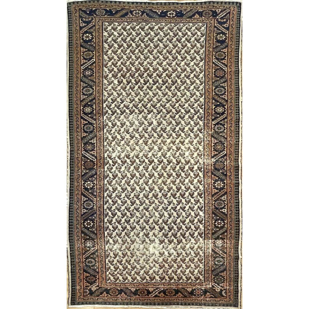 Special Seraband - 1910s Antique Mir Rug - Persian Vintage Carpet - 5'10" x 10' ft.