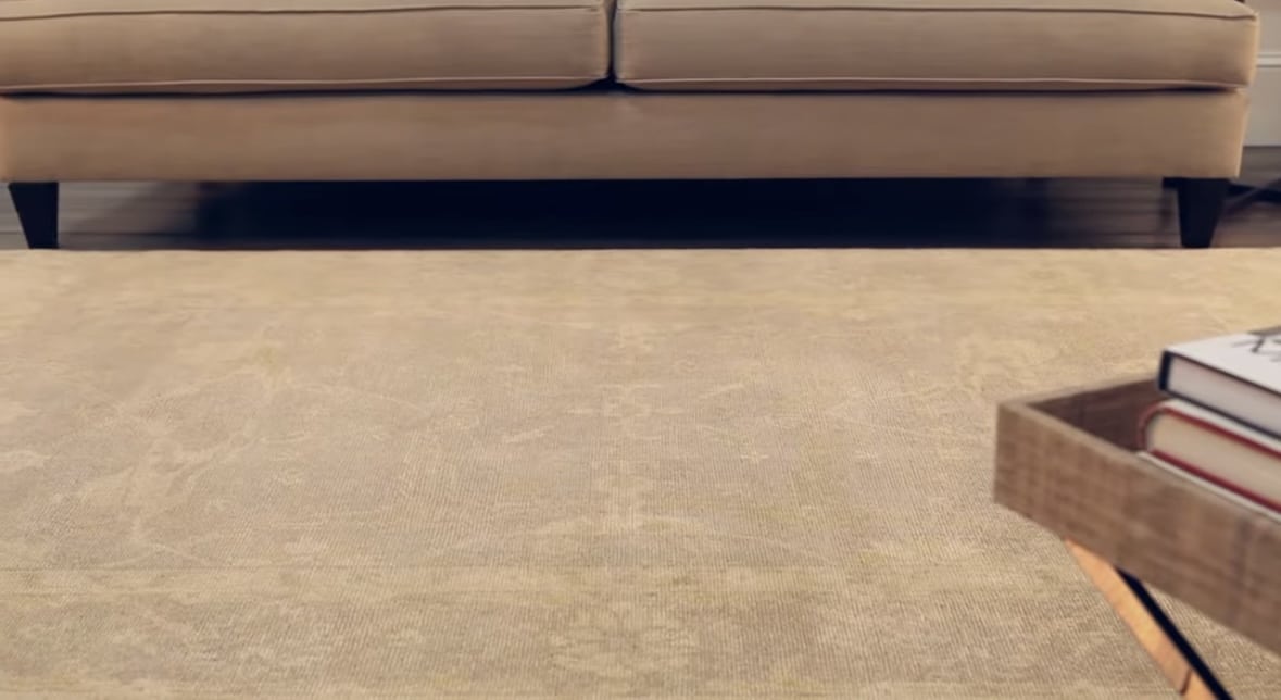 vintage distressed rug