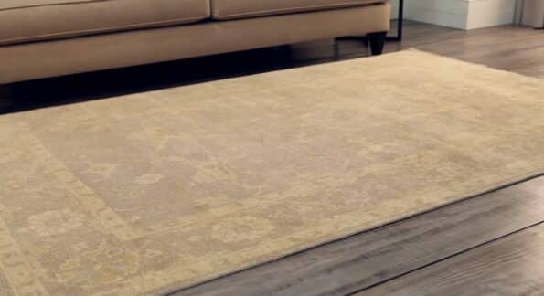 vintage distressed rug