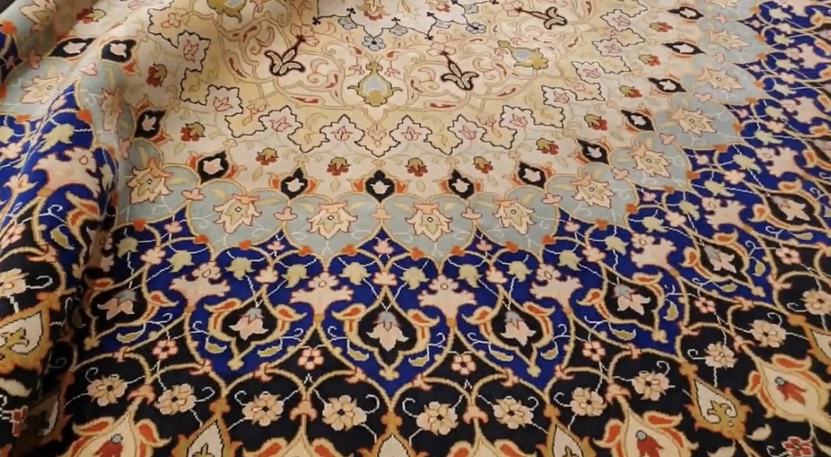 indian silk rug