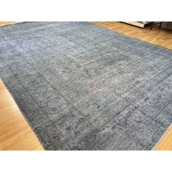 Outstanding Overdye 1940s Antique Vintage Rug Distressed Carpet