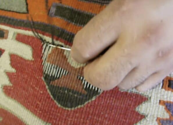 turkish kilim rug repair