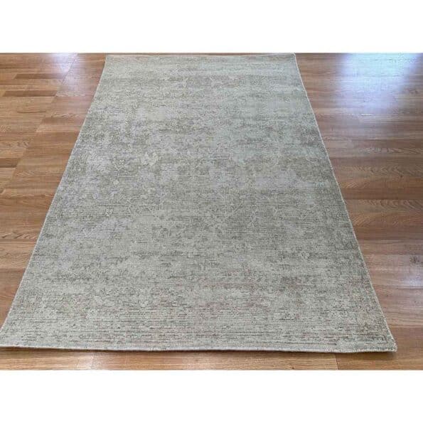 Delightful Distressed Vintage Khotan Rug Samarkand Design