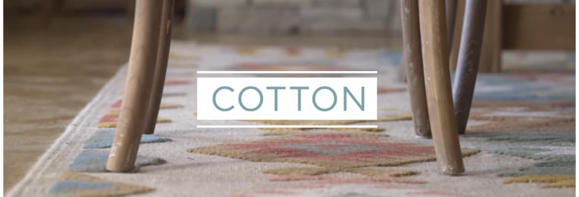 soft rug material cotton