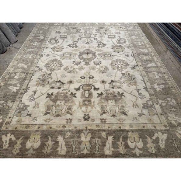 Tremendous Tribal Transitional Oriental Rug Turkish Oushak