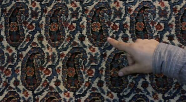 symbolism persian antique rugs