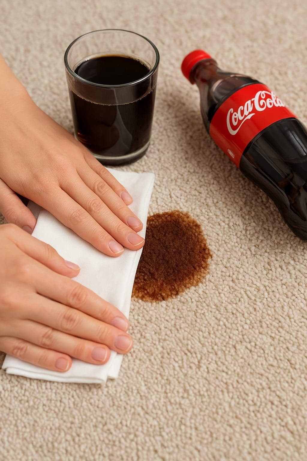 Remove stain with soda (1)