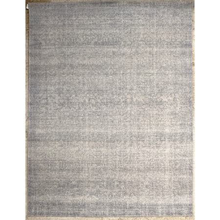 Pearl Blue Distressed Tabriz Rug - 9'2" x 12' ft.