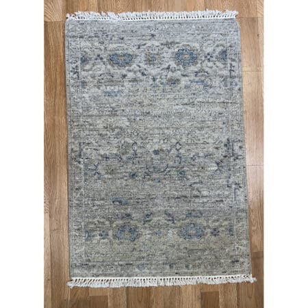 Tranquil Tabriz – Fine Distressed Accent Rug – 2'0" x 3'0" ft.