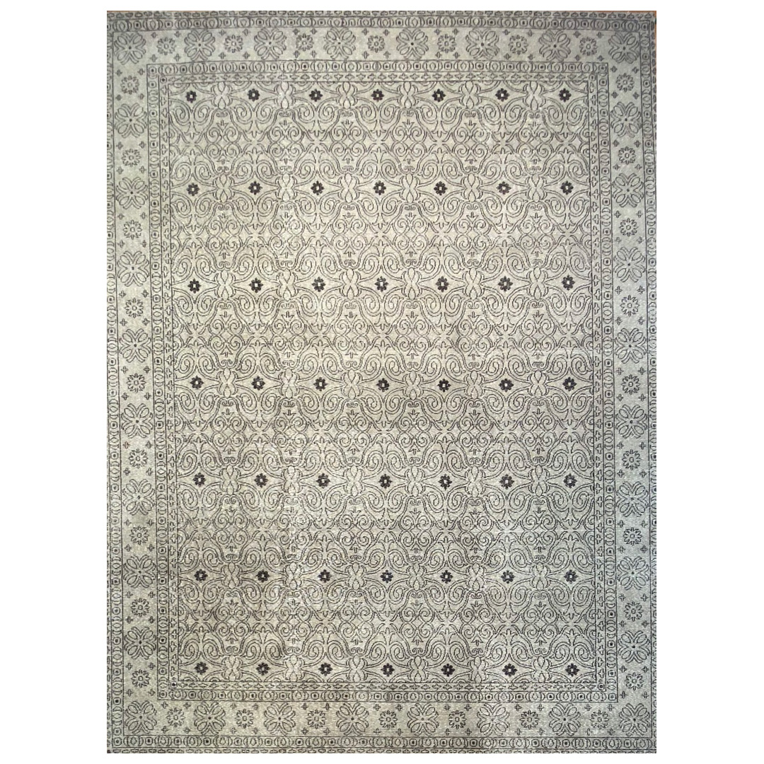 Canterbury India DC-27 Wool 9' x 12' Beige