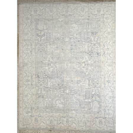 Light Green AFG Oushak Rug - 9' x 11'11" ft.