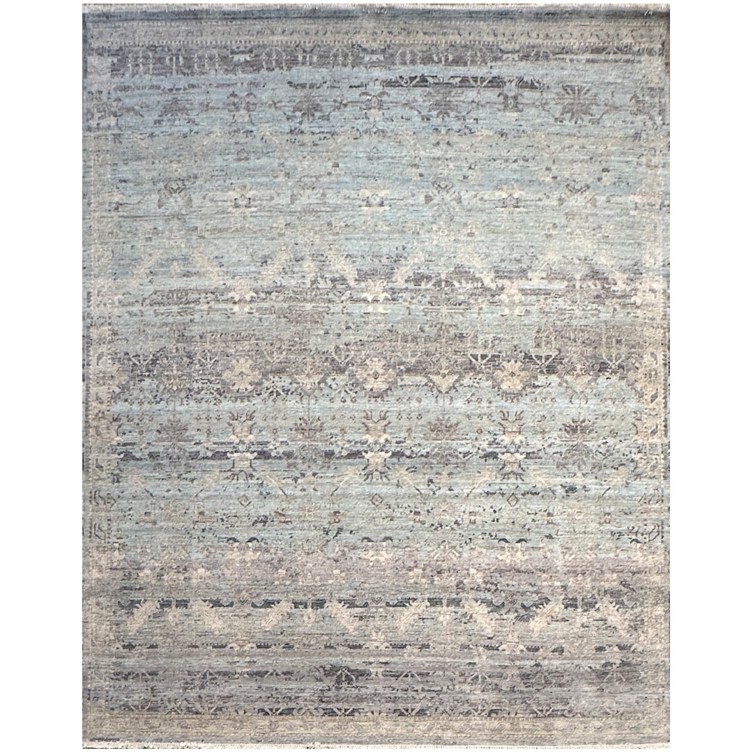 Super Fine Tabriz-Style Rug - Hand-knotted Wool Rug  - 8' x 10' ft.