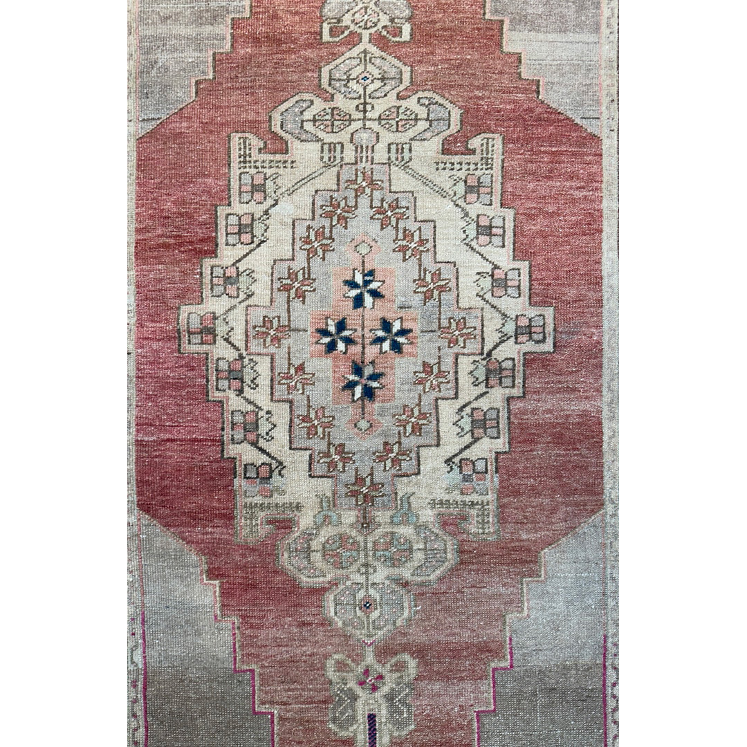 Vintage Turkish Oushak Runner - 2'8" x 7'1" ft.