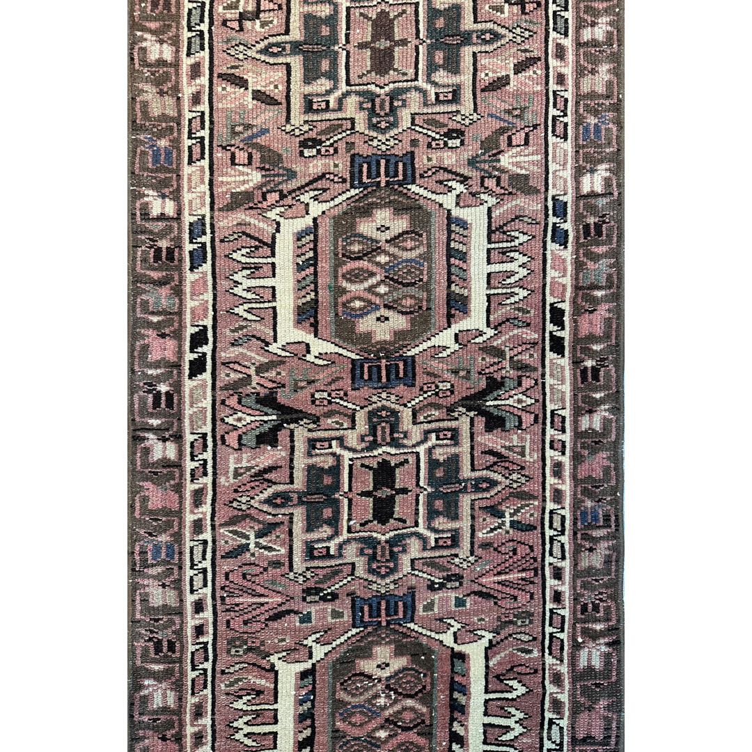 Vintage Persian Karajeh Rug - 2' x 6'8'' ft.