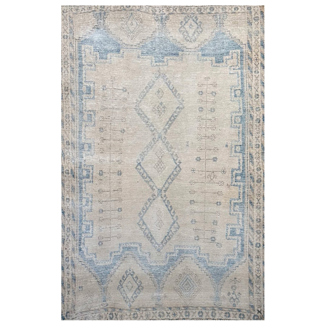 Vintage Hamadan Rug - 4'8" x 7'3" ft.