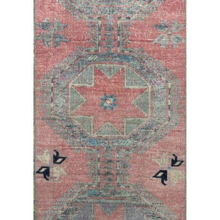 Opulent Oushak - Vintage Tribal Turkish Runner - 2'8" x 11'7" ft.
