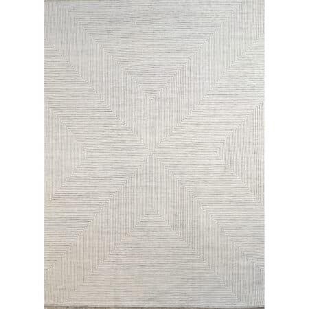 Modern Indian Rug - Minimalist Moroccan Design - 8'7'' x 12' ft.