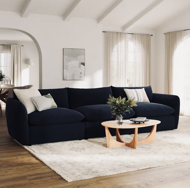 what rug goes with blue couch chicago guide