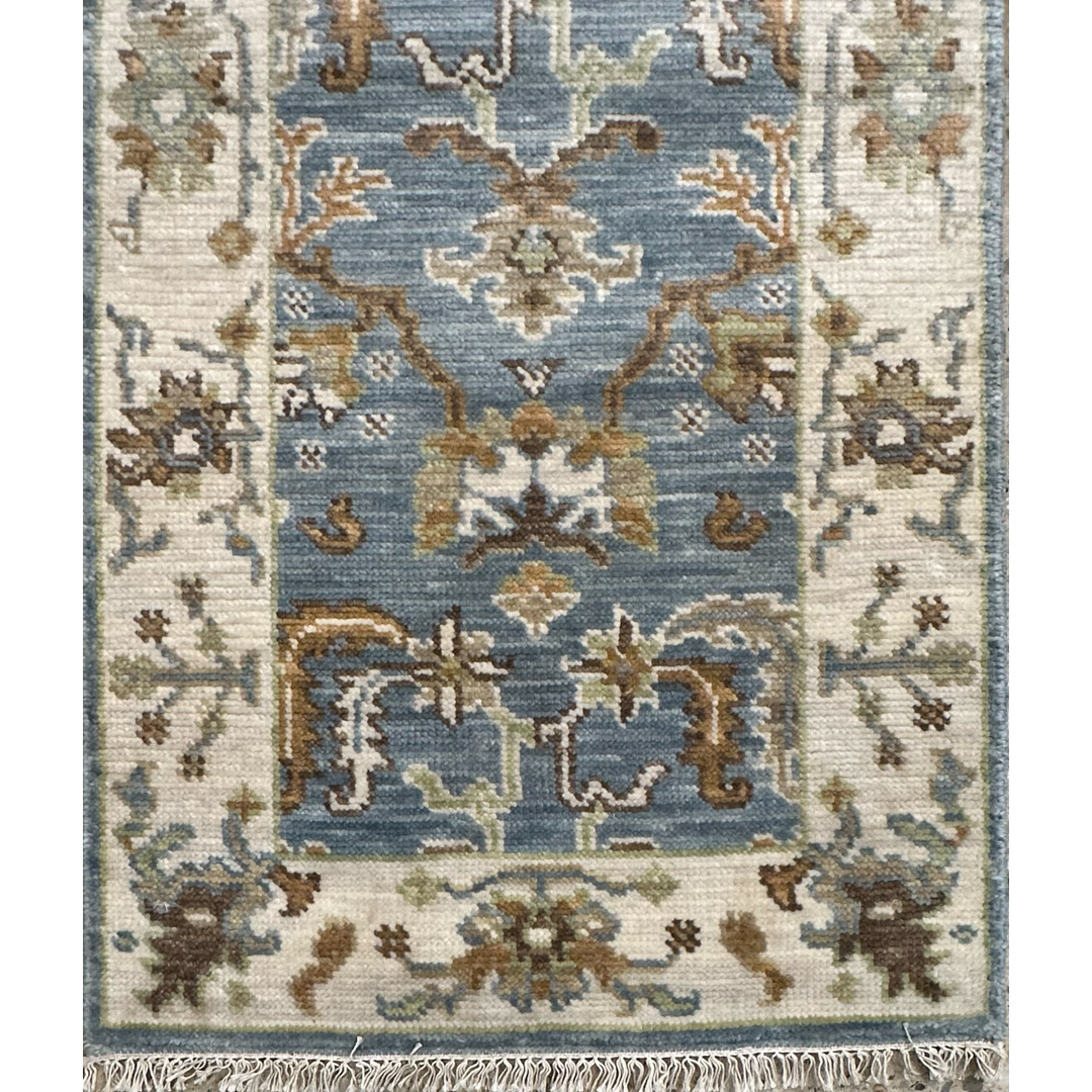 Beautiful Botanicals – Anatolian Oushak Runner – 2'6" x 10' ft.