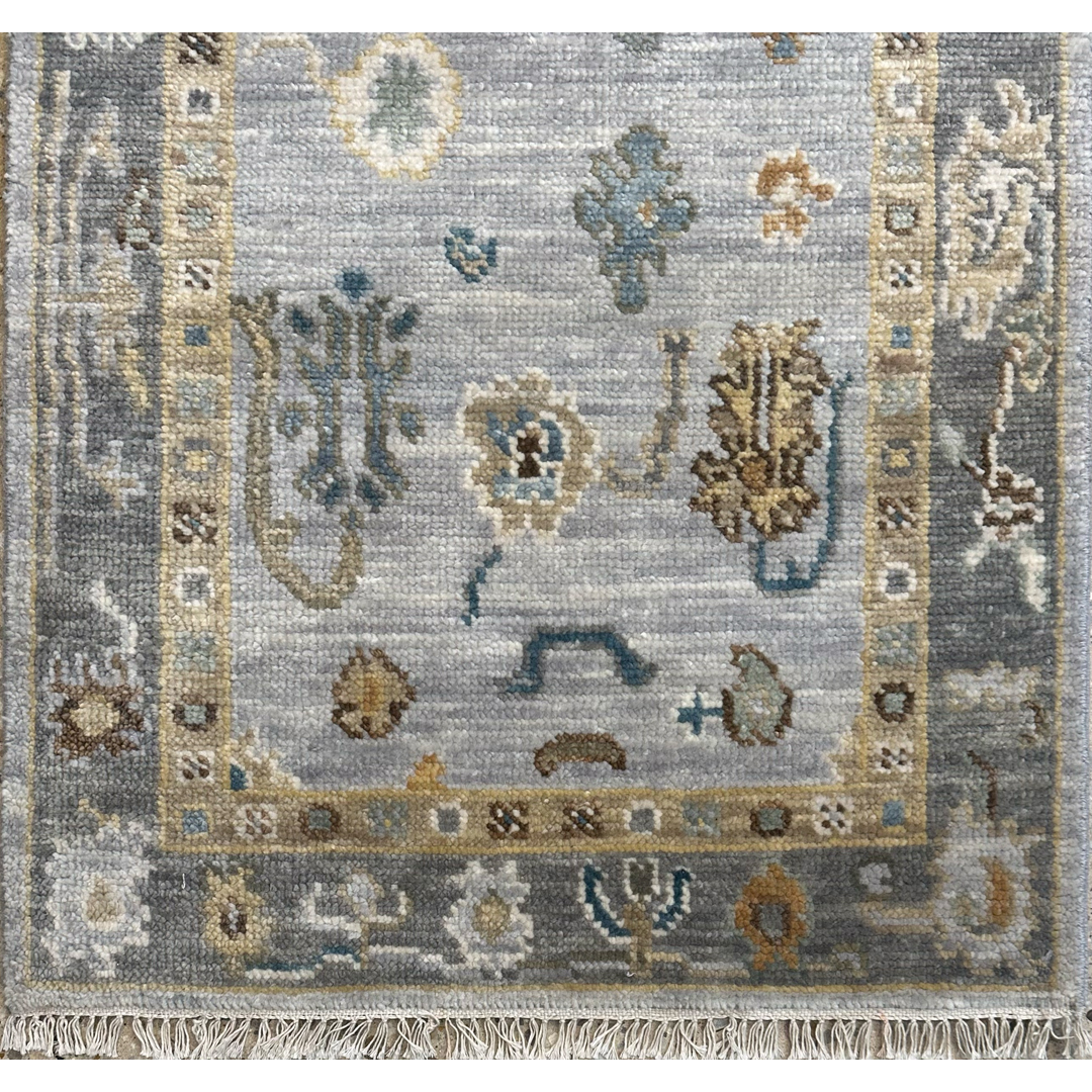 Seaside Serenity – Anatolian Oushak Runner – 2'6" x 10' ft.