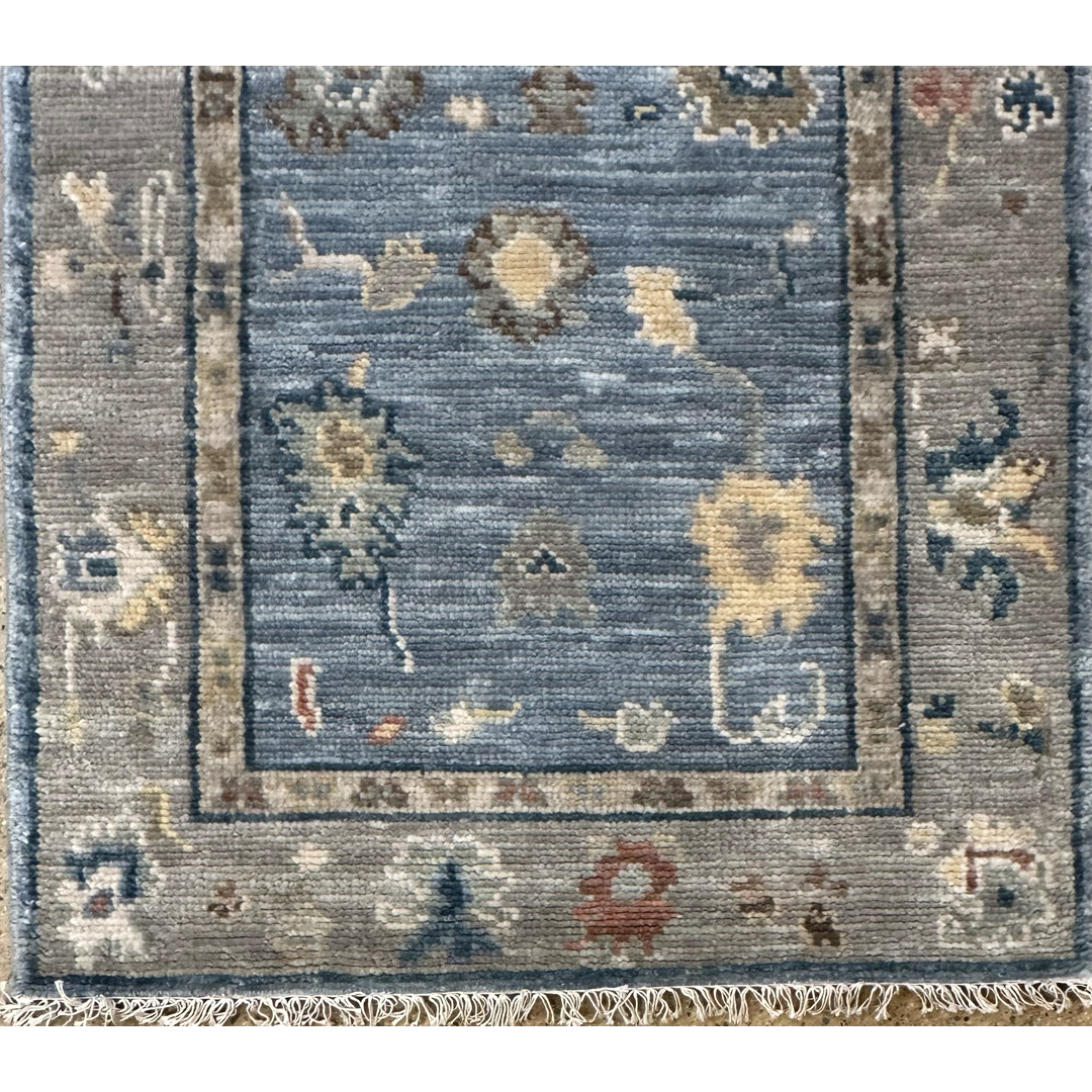 Easy Elegance – Anatolian Oushak Wool Runner – 2'6" x 8' ft.