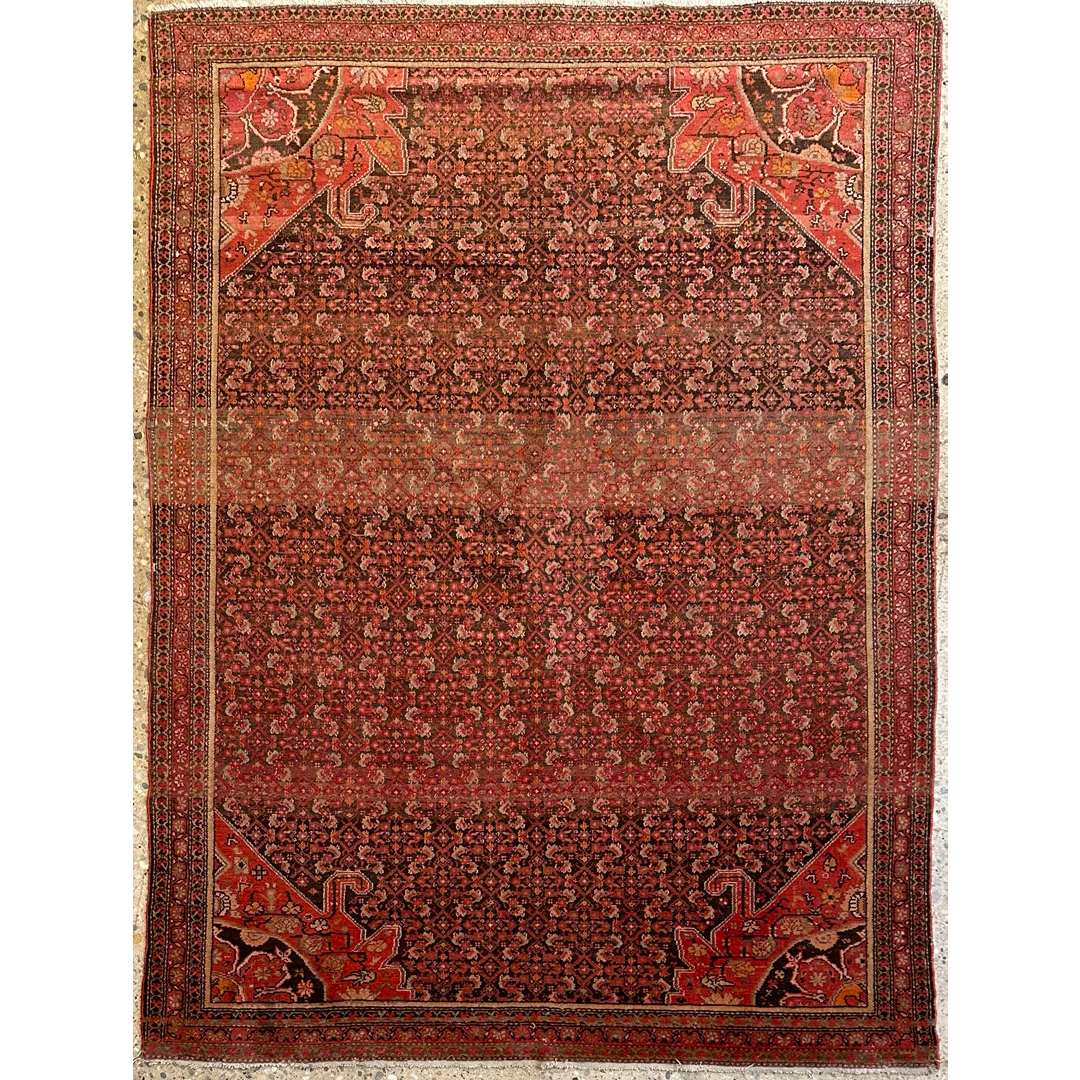 Fine Antique Persian Mishan Malayer Area Rug – 5'0" x 6'6" ft.