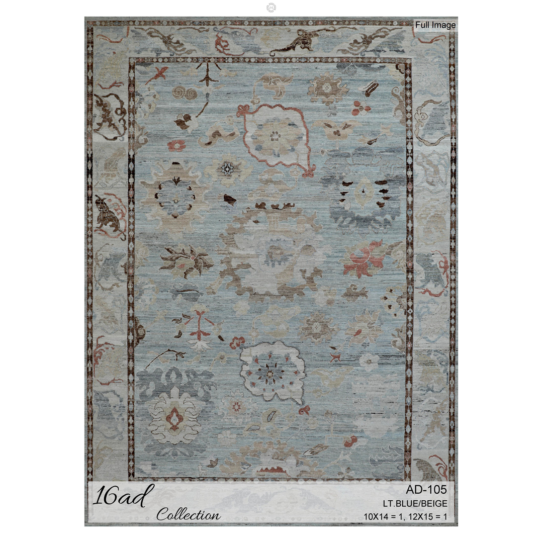 Serene Sky – Super Fine 16AD Collection Area Rug – 11'10" x 15'0" ft.