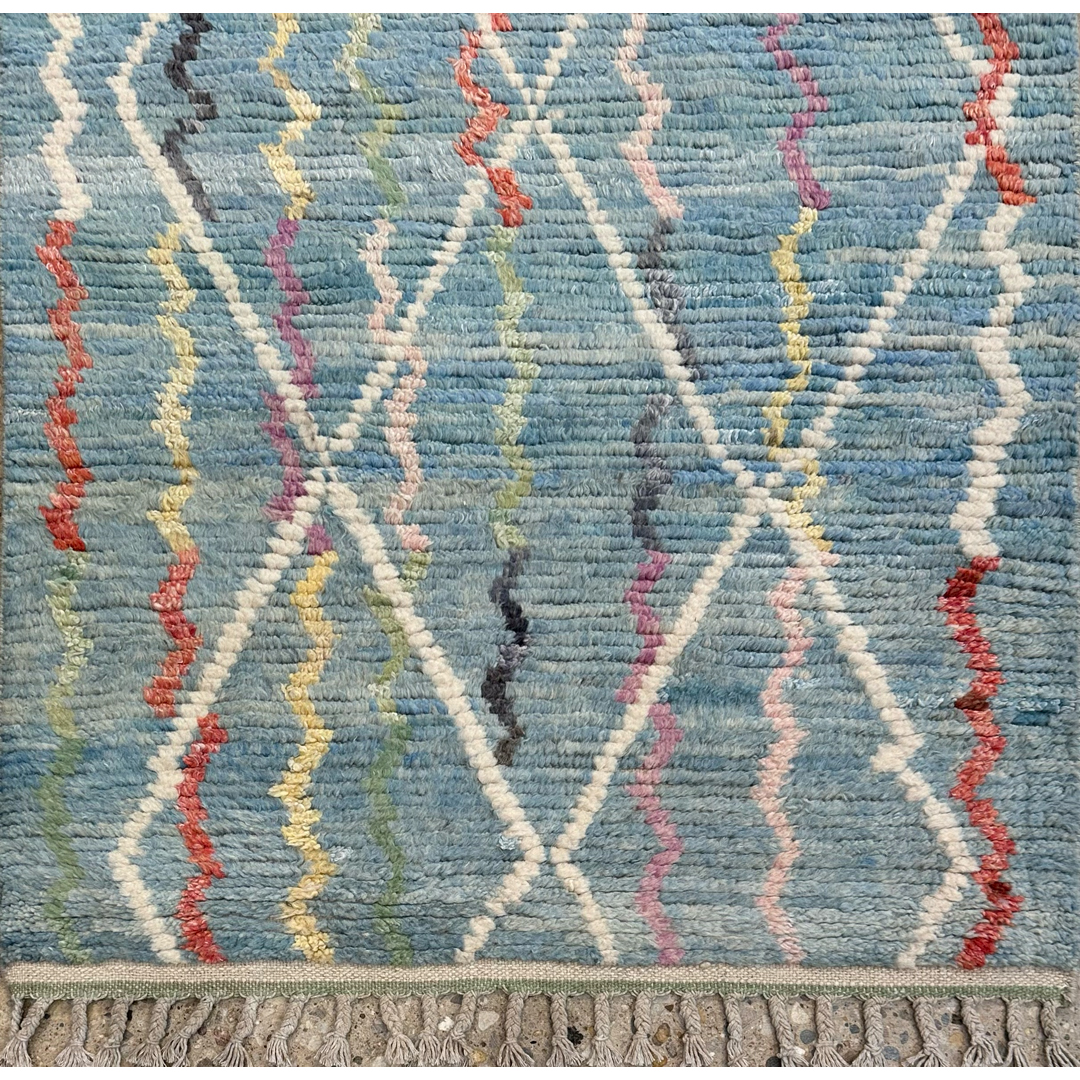 Bohemian Beauty – Afghan Moroccan Wool Runner – 3'1" x 16'7" ft.