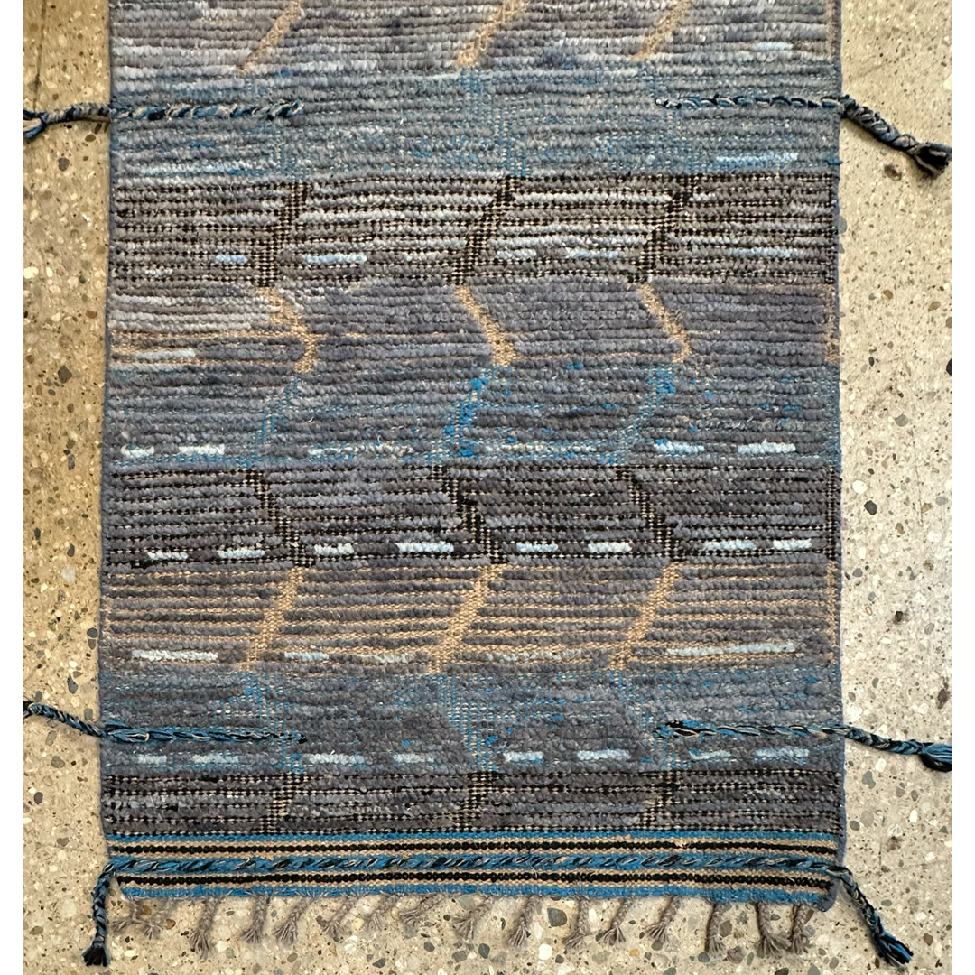 Seaside Serene - AFG Moroccan Rug - 2'9" X 14' ft.