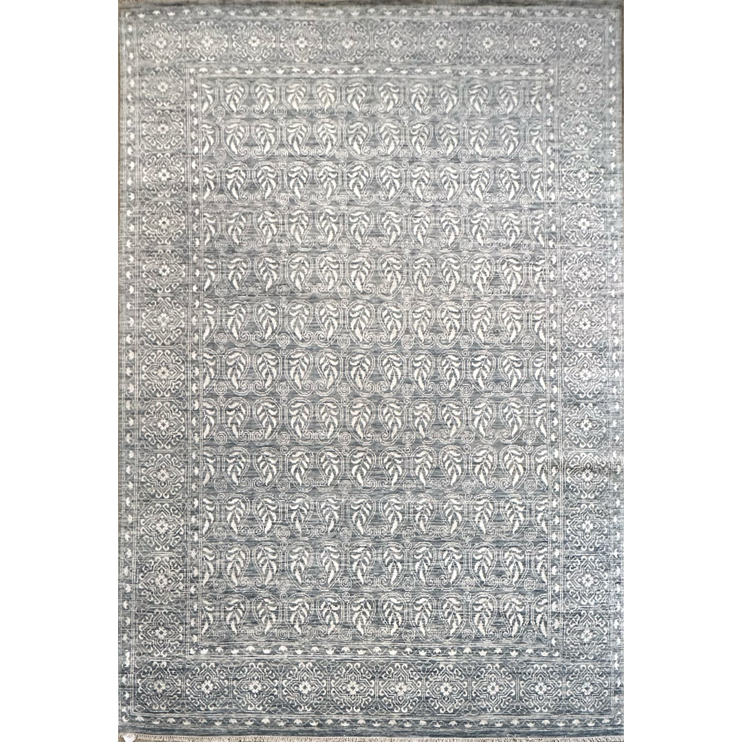 Muted Mamluk – VG 401 Grey Area Rug – 9’11” x 14’3″ ft.