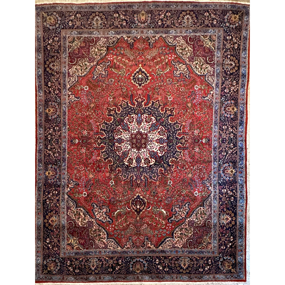 Timeless Tabriz – Fine Persian Area Rug – 9'9" x 12'8" ft.