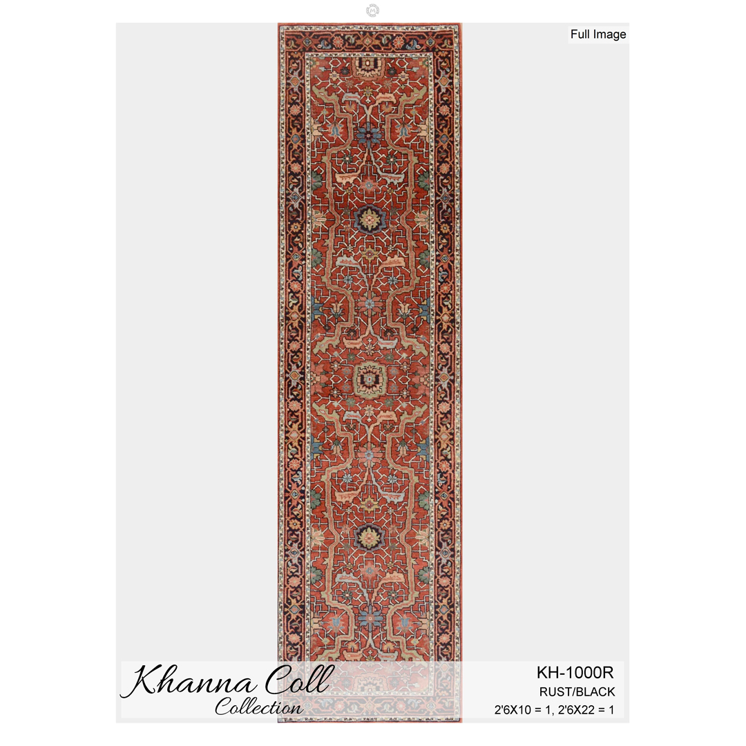 Khanna Collection - Oriental Design Runner - 2'7" x 22'1" ft.