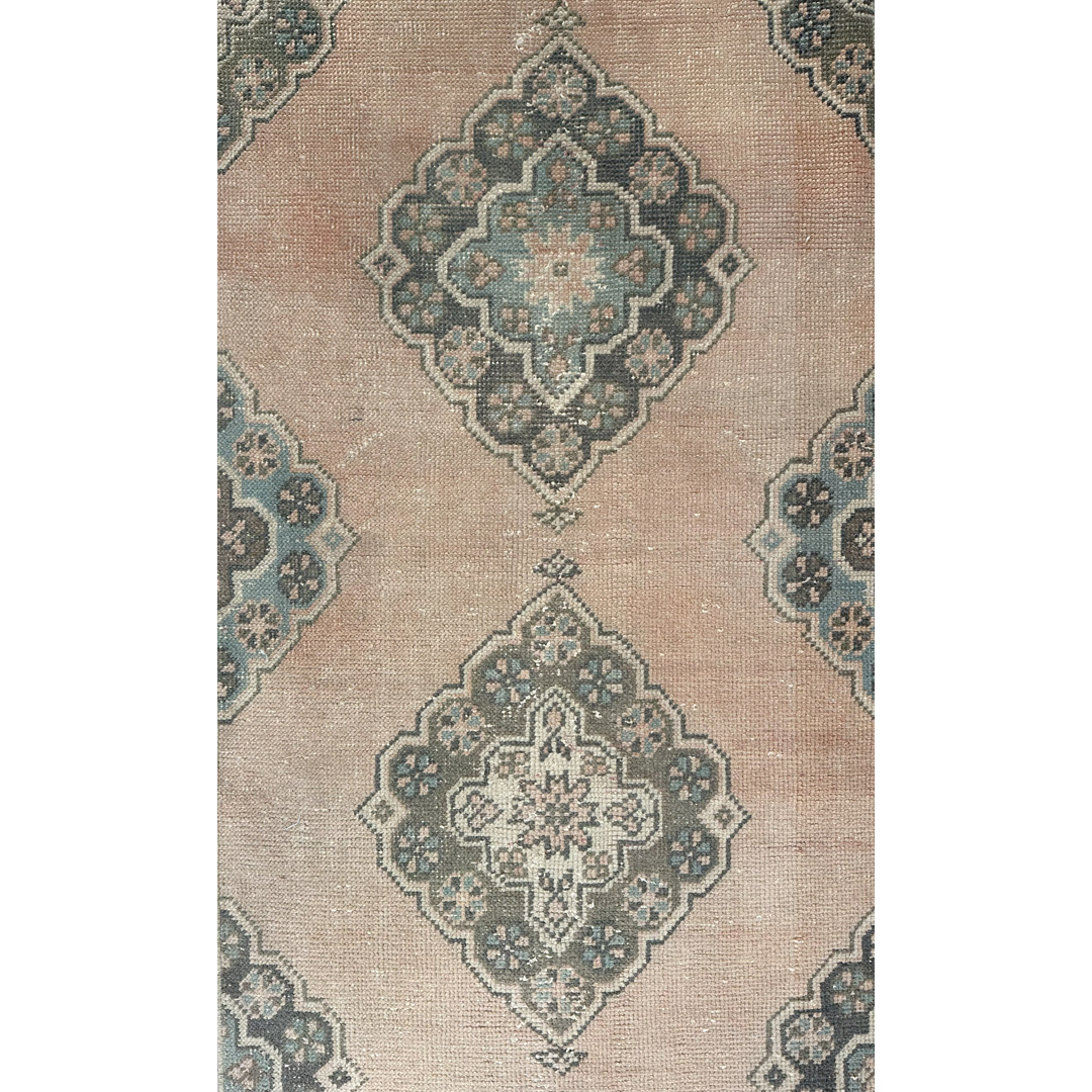 Vivacious Vintage - Distressed Turkish Oushak Runner - 2'6" x 21'7" ft.