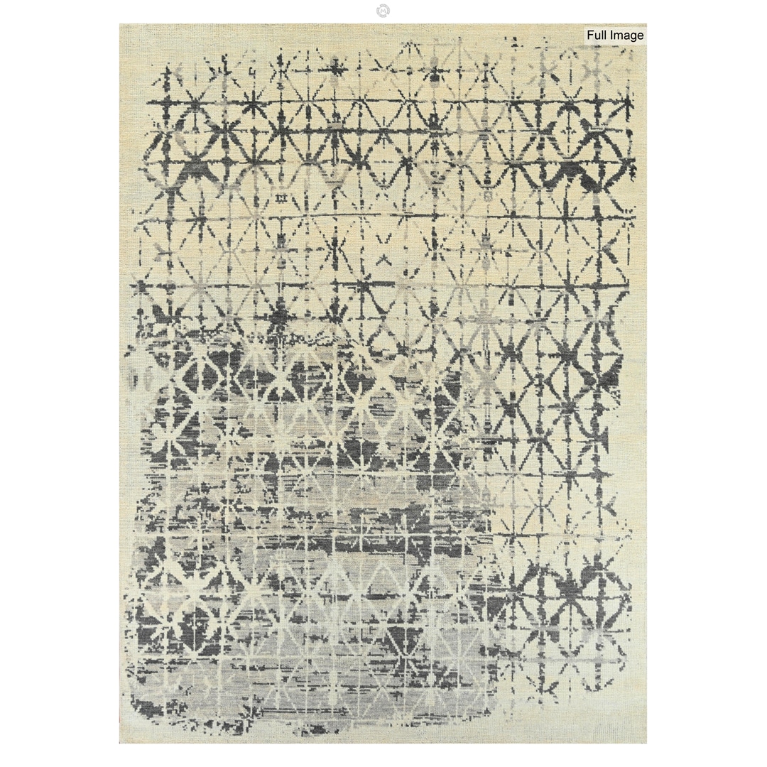 Decidedly Distressed - Tribal Collection Wool Area Rug (TB-5108) – 8'1" x 10'0" ft.