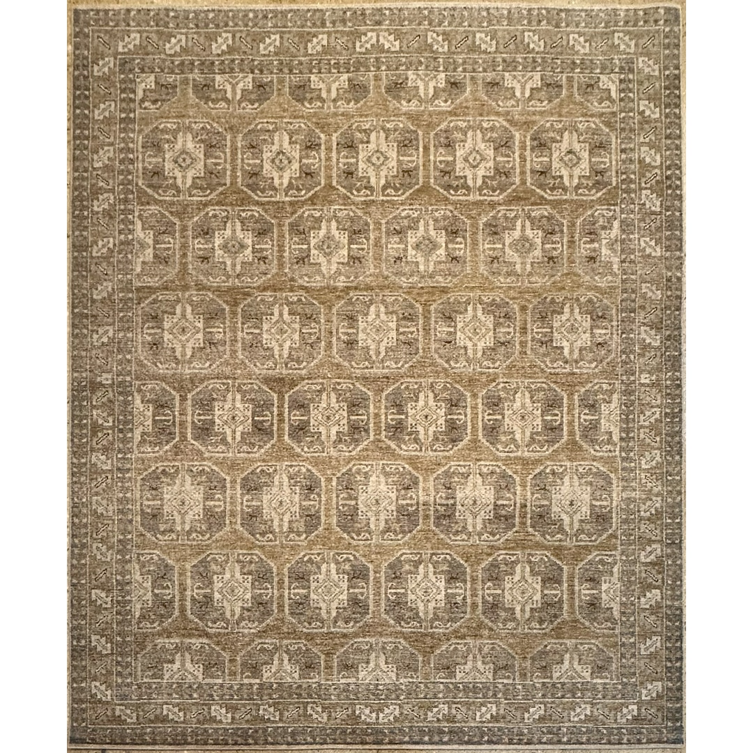 Distressed Traditional Area Rug – 8'0" x 10'0" ft.