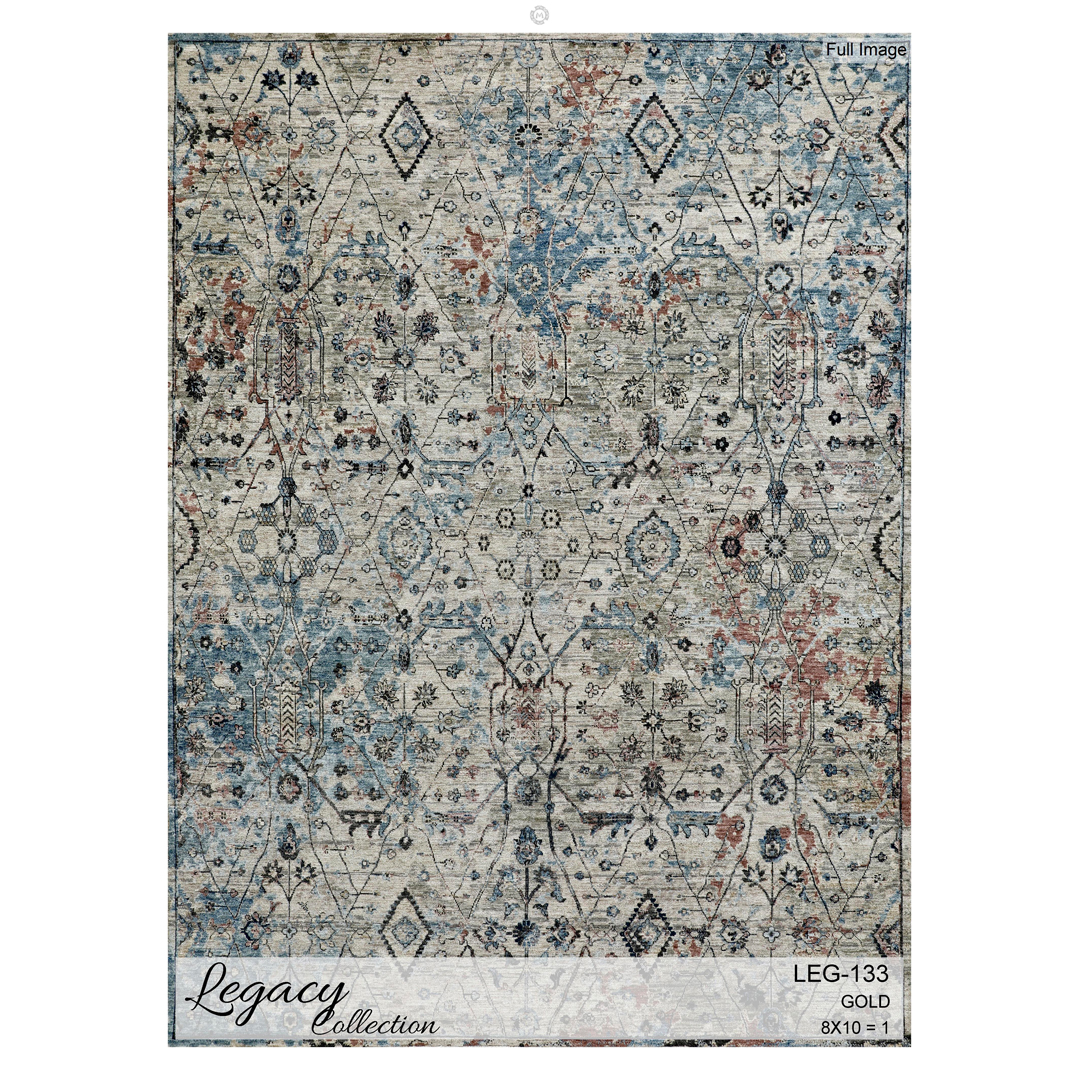 Legacy Collection - Modern Contemporary Rug - 8'1" x 10'1" ft.