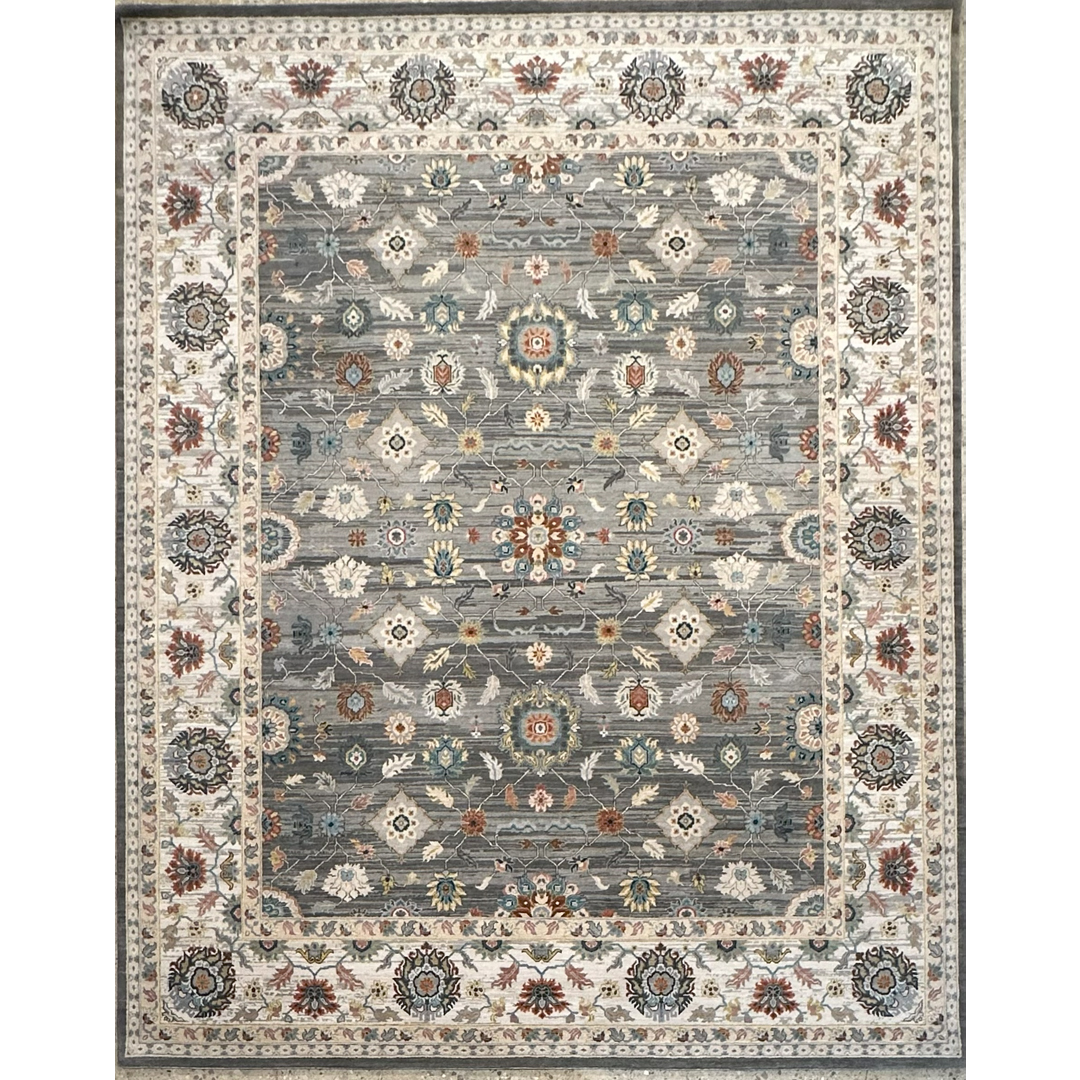 Calming Contrast - Jal Mahal Collection Area Rug (SPR-01) – 8'1" x 10'3" ft.
