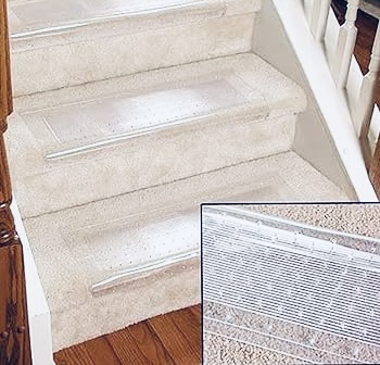clear carpet vinyl