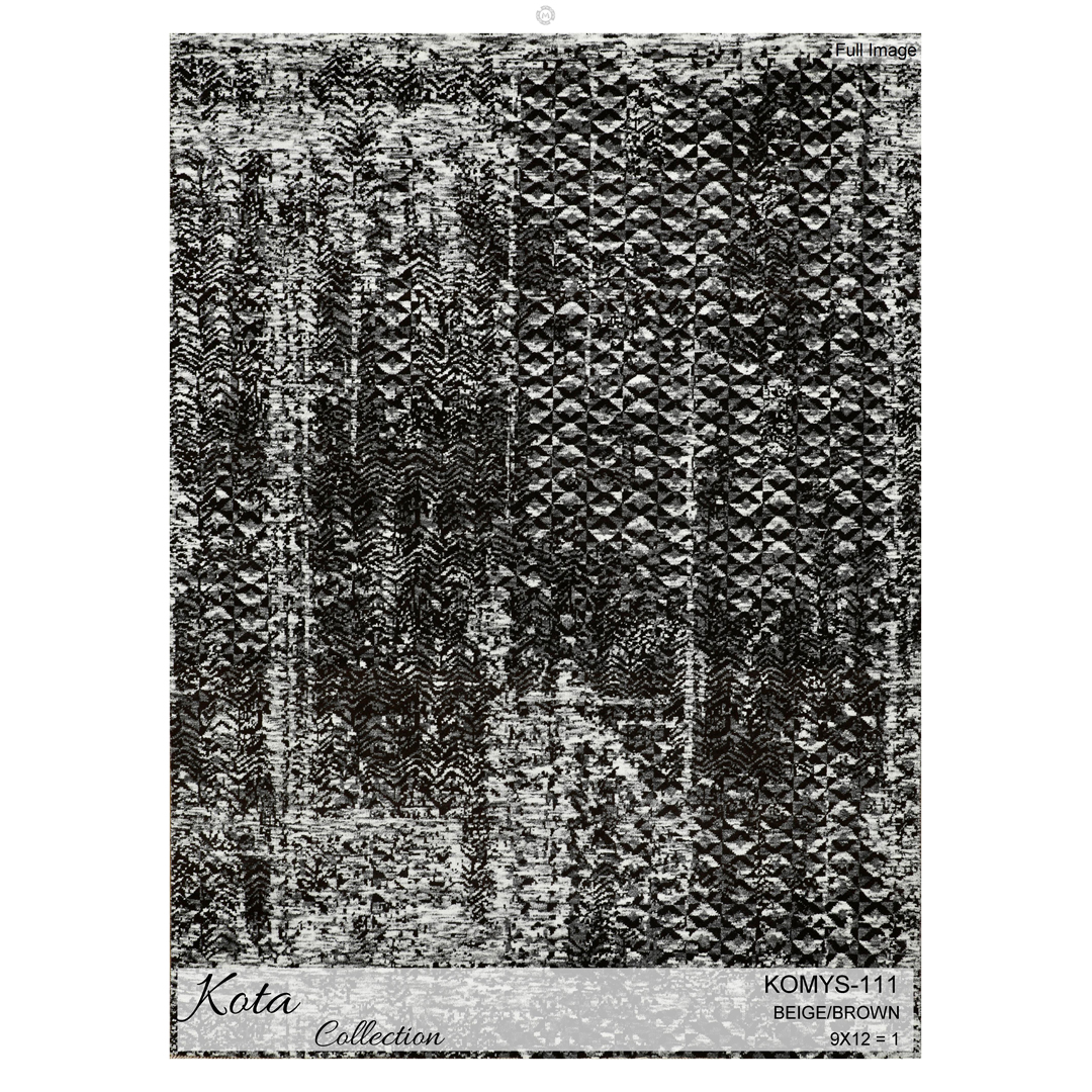 Abstract Terrain - Kota Collection - Modern Rug - 8'10" x 11'11" ft.