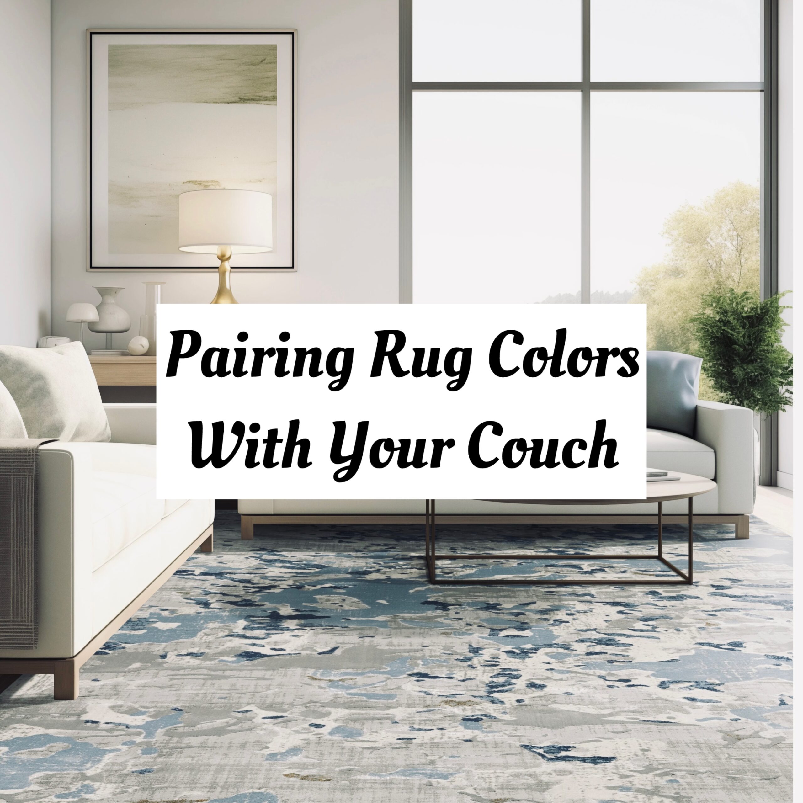 pairing colors rug with couch chicago